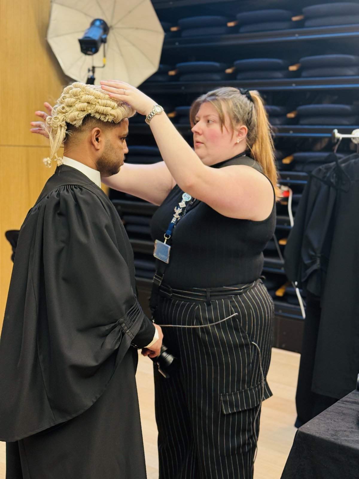 Wearing Wings for Taking Call to the Bar at the Honorable Society of Lincoln's Inn