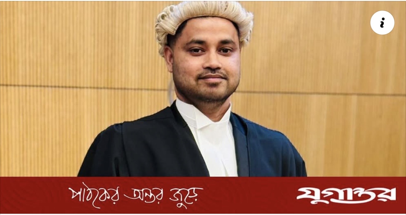 ব্যারিস্টার হিসেবে অভিষিক্ত হলেন পঞ্চগড়ের সোহরাওয়ার্দী সাদ্দাম