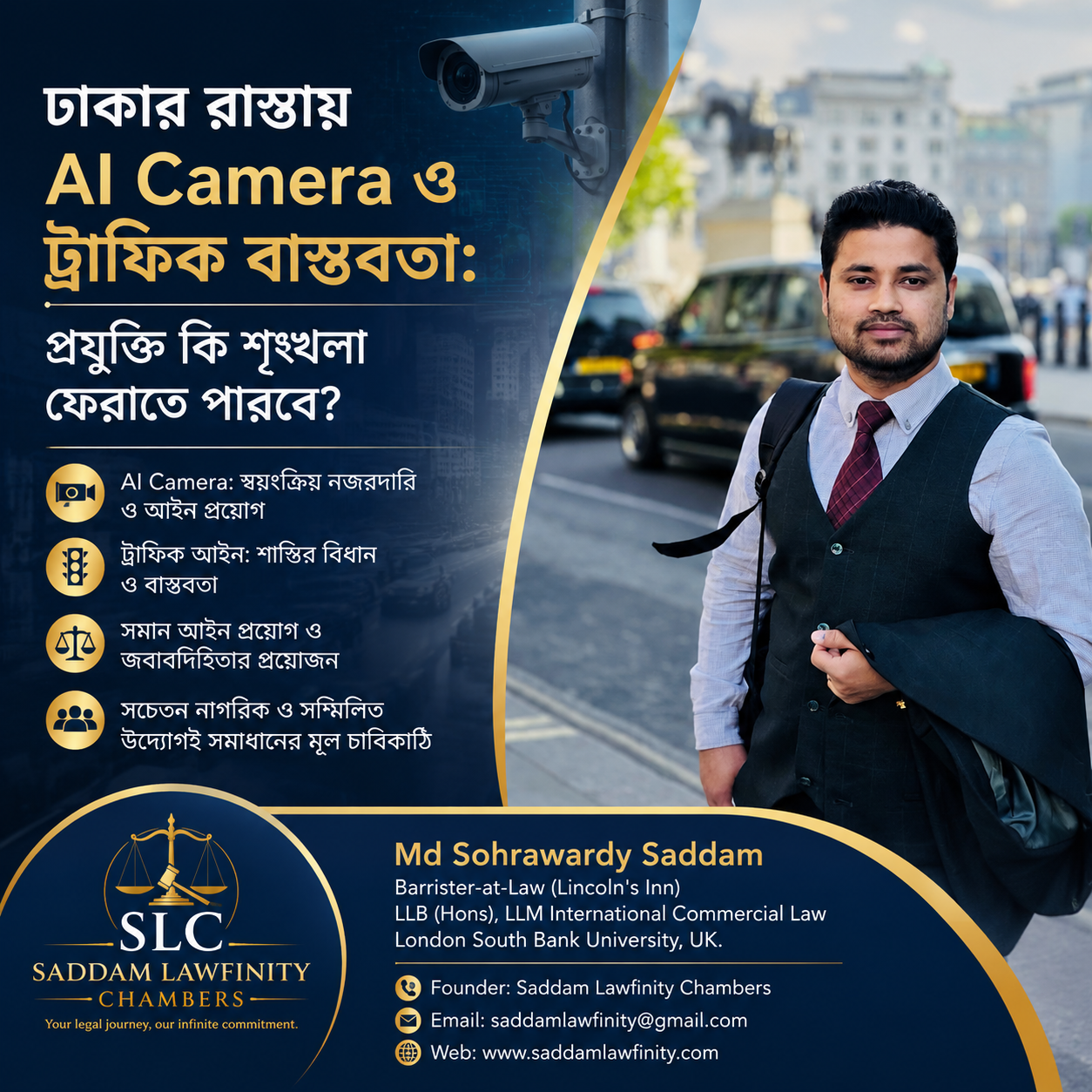 ঢাকার রাস্তায় AI Camera ও ট্রাফিক বাস্তবতা: প্রযুক্তি কি শৃঙ্খলা ফেরাতে পারবে?