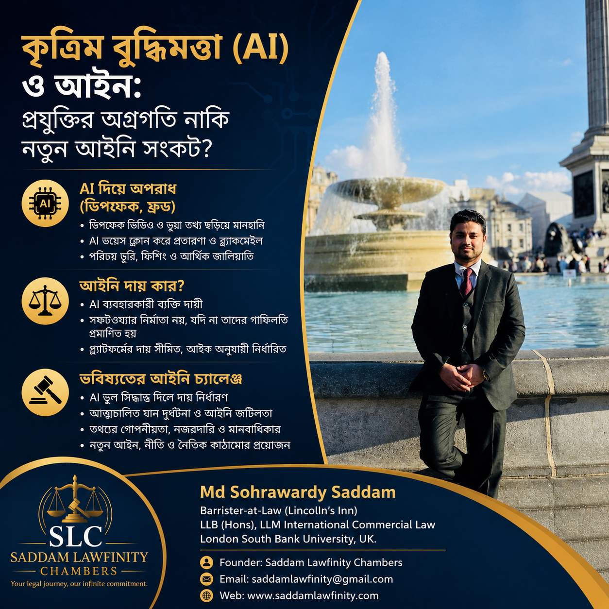 কৃত্রিম বুদ্ধিমত্তা (AI) ও আইন: প্রযুক্তির অগ্রগতি নাকি নতুন আইনি সংকট?