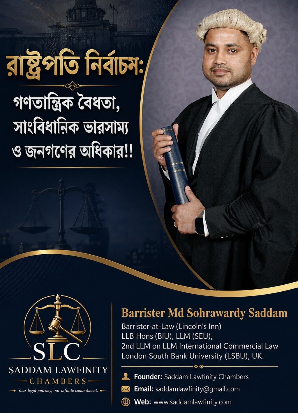 রাষ্ট্রপতি নির্বাচন: গণতান্ত্রিক বৈধতা, সাংবিধানিক ভারসাম্য ও জনগণের অধিকার!!