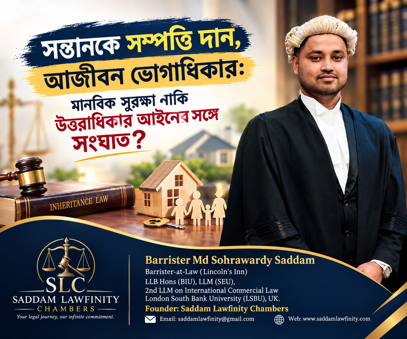 সন্তানকে সম্পত্তি দান, আজীবন ভোগাধিকার: মানবিক সুরক্ষা নাকি উত্তরাধিকার আইনের সঙ্গে সংঘাত?