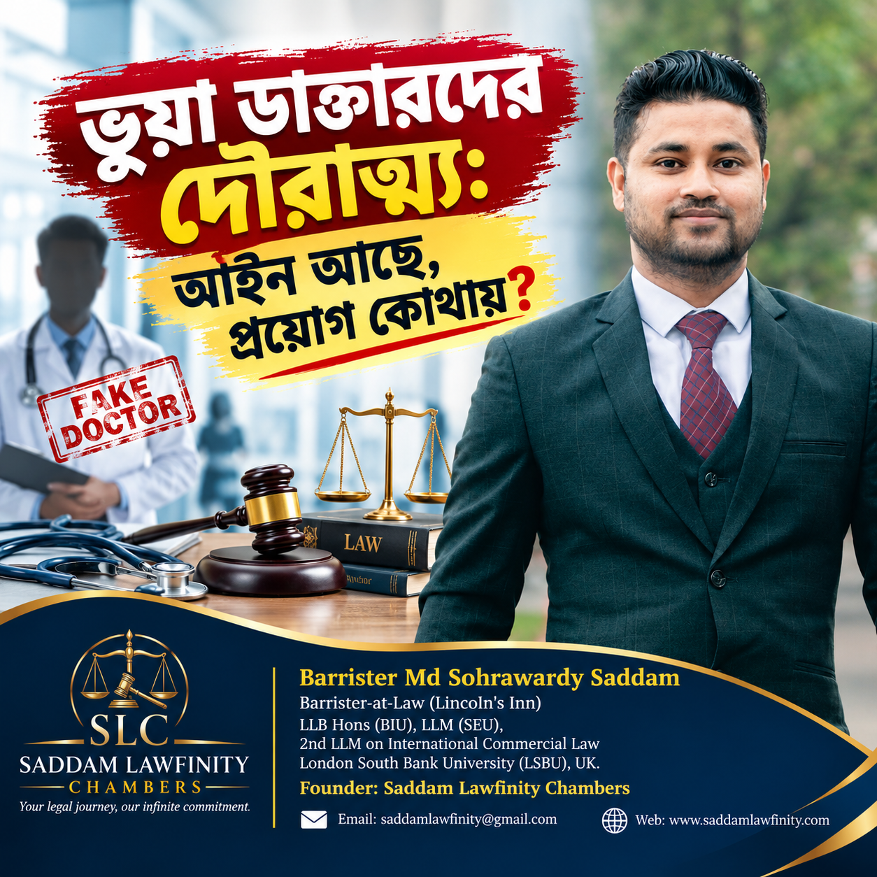 ভুয়া ডাক্তারদের দৌরাত্ম্য: আইন আছে, প্রয়োগ কোথায়?